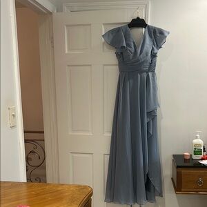 Elegant Blue Evening Gown
